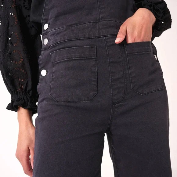 Rollas Jeans washed black sailor jumpsuit - Picture 4 of 9